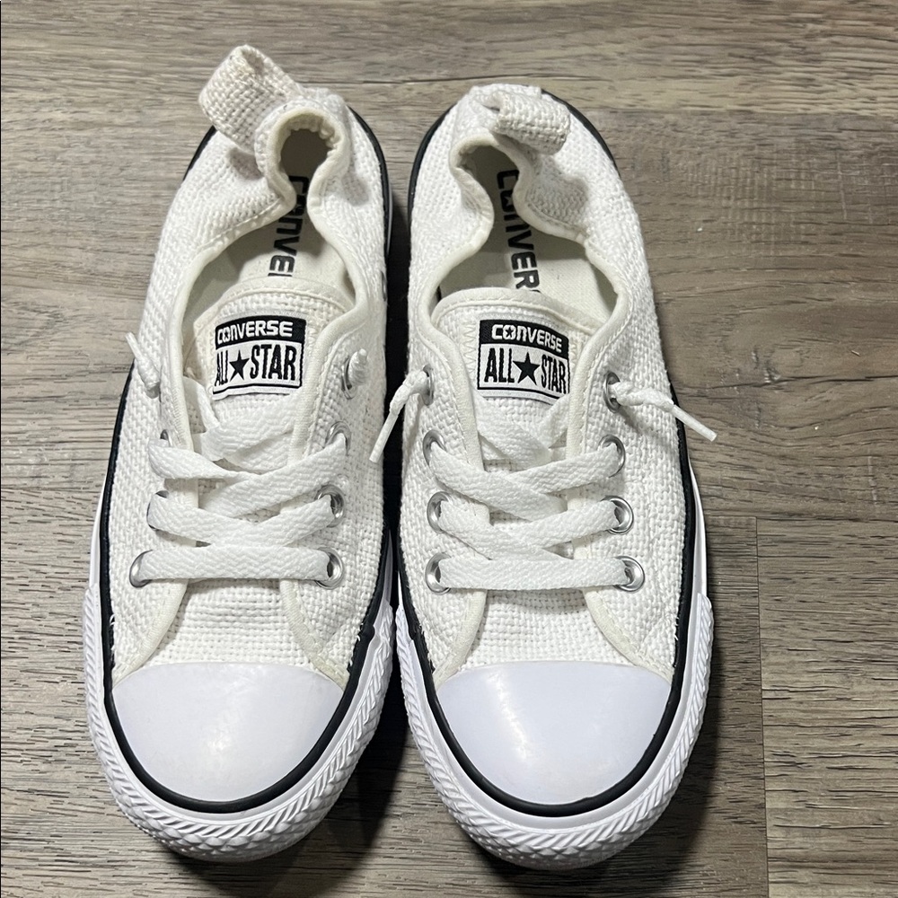 Converse All Star White Canvas Sneakers